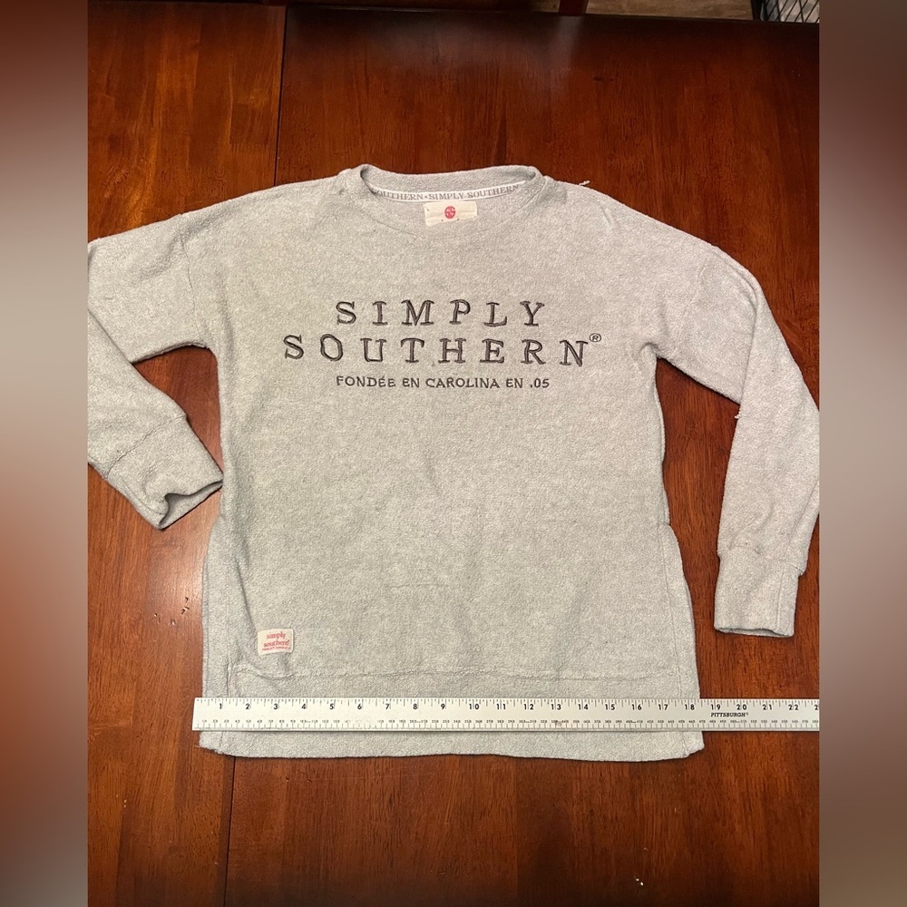 Simply Southern Heather Gray Pullover